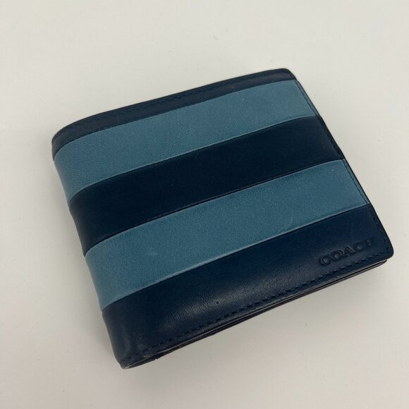Coach Other - Coach Mens Bar Stripe Wallet